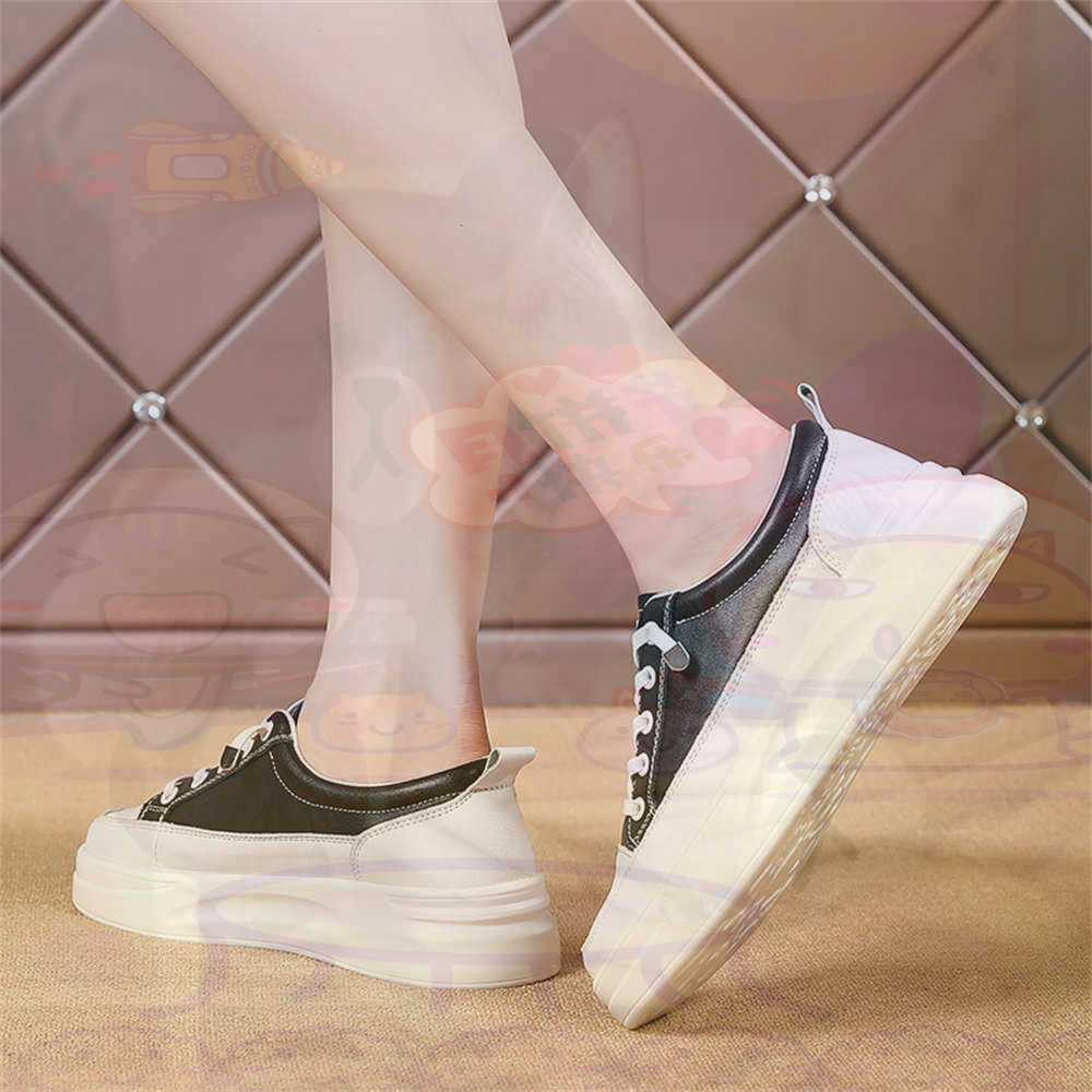 Men'S Fashion For Fat Guys - Mocassins épais à lacets pour femmes,