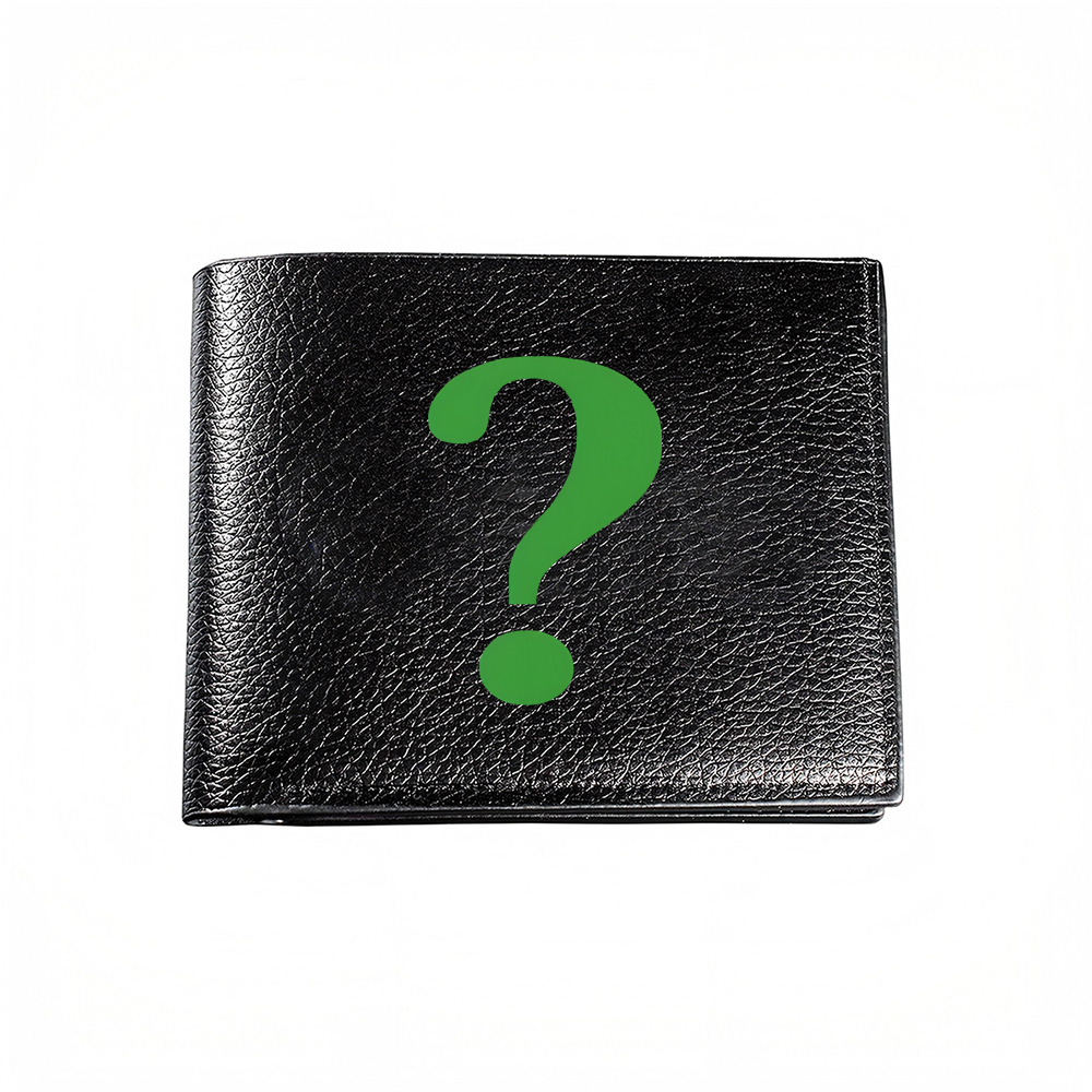 Men'S Fashion Questions - Portefeuille pour homme avec motif de