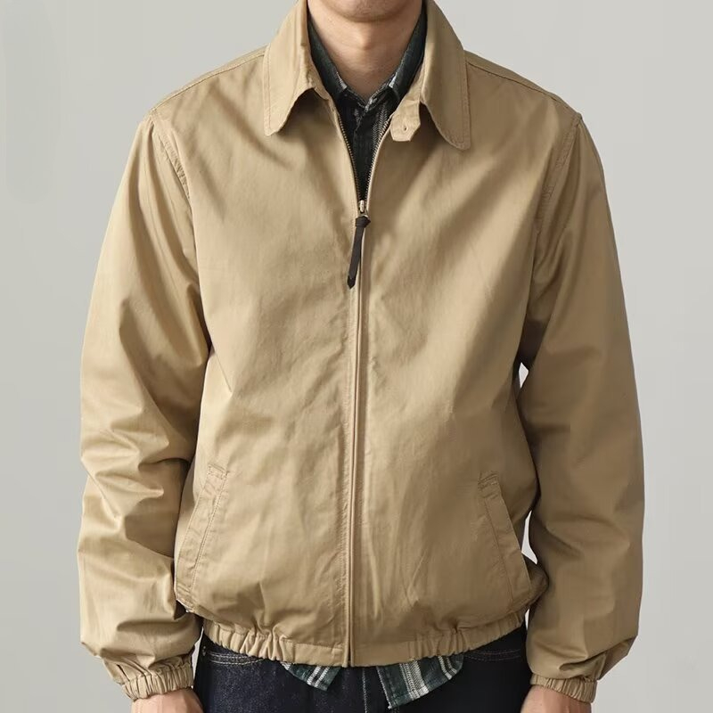 Harrington Jacket - Veste Homme Tendance Tempérament Littéraire Décontractée