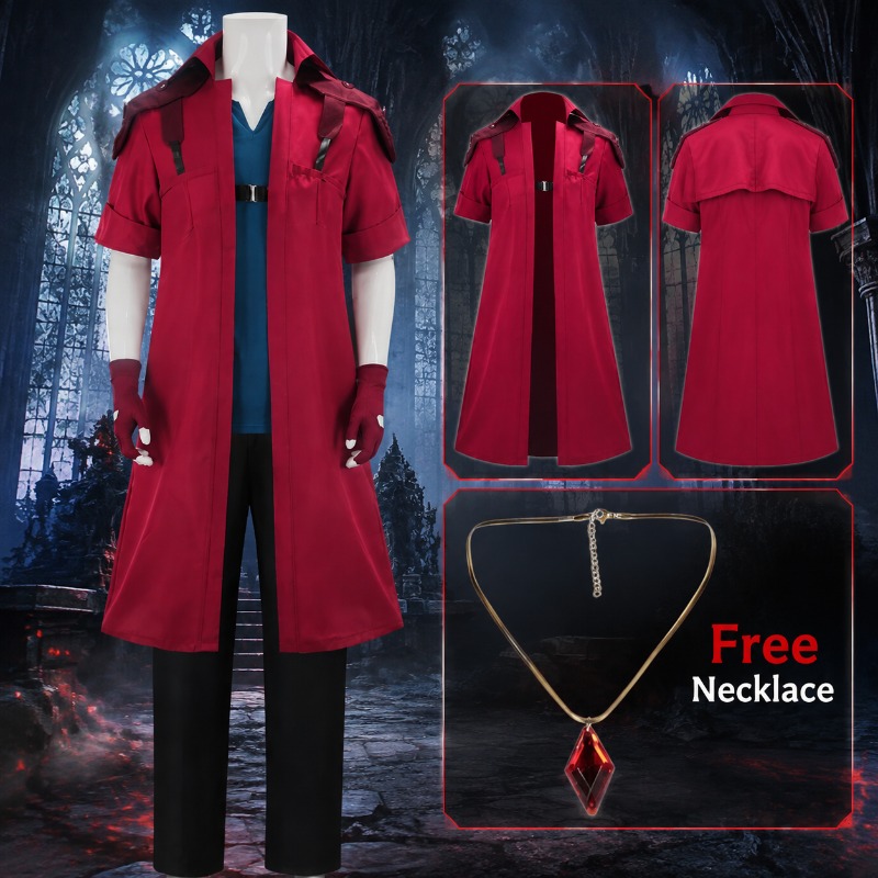 Trench Coat Men - Costume de cosplay Dante Devil May