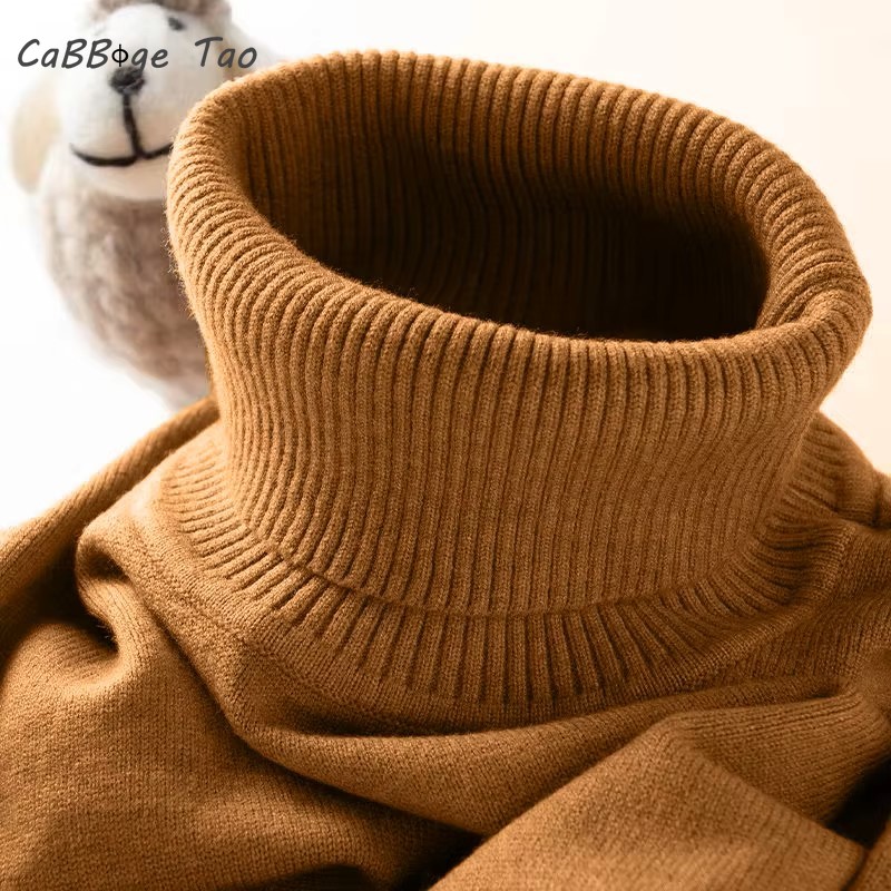 Turtleneck Sweater Men - Pull à col roulé pour hommes,