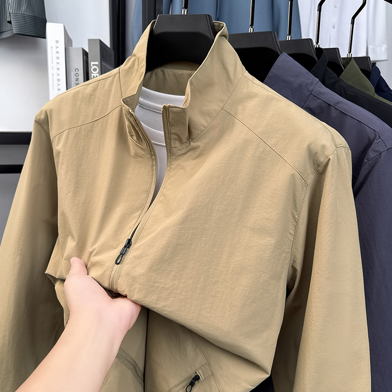 Harrington Jacket - Coupe-vent léger homme 100% Polyamide Compactable
