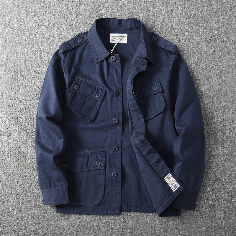 Harrington Jacket - Veste Cargo Militaire Multi-Poches pour Homme,
