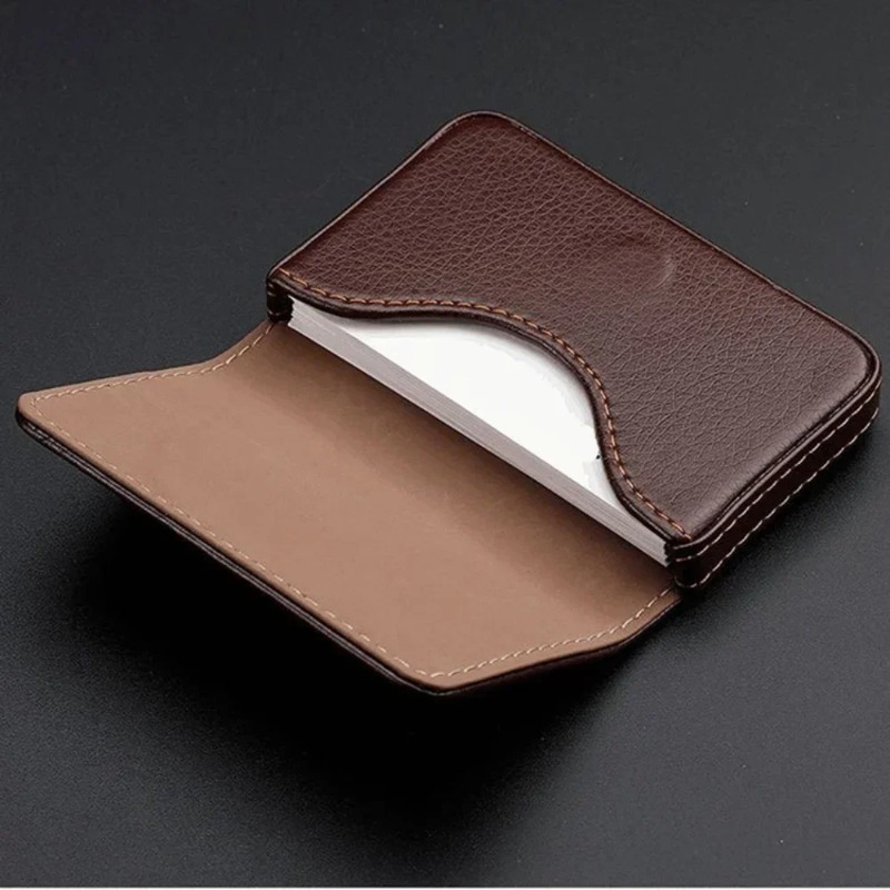 Porte-cartes de crédit en cuir - Men'S Fashion Visiting Card avis et prix