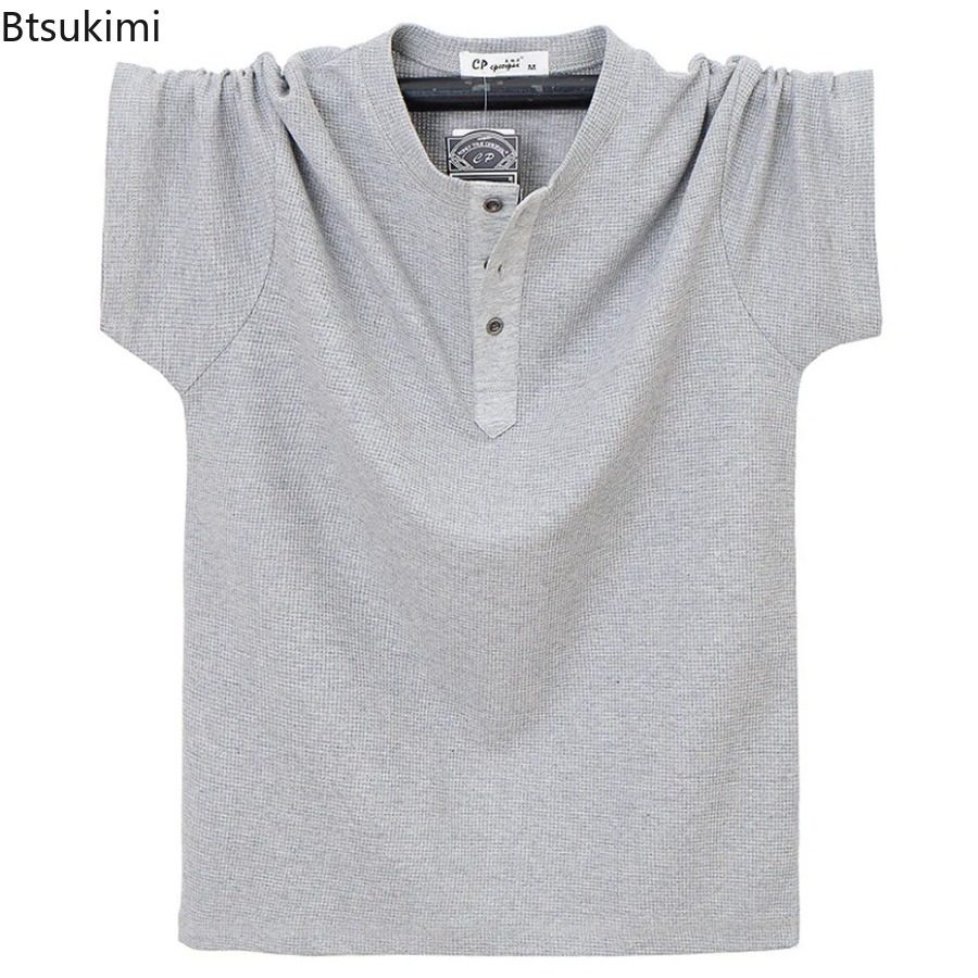 T-shirt tricoté gaufré vintage - Men'S Fashion For Fat Guys avis et prix