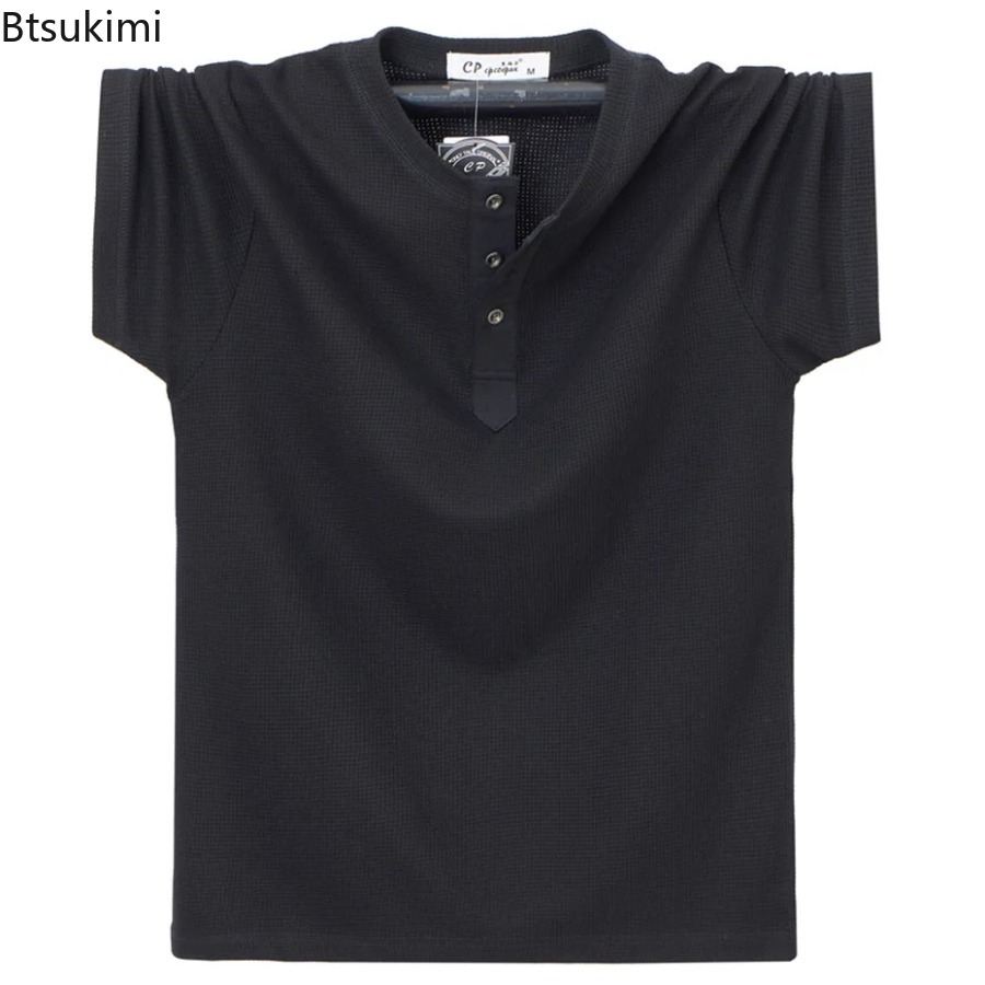 T-shirt tricoté gaufré vintage - Men'S Fashion For Fat Guys avis et prix