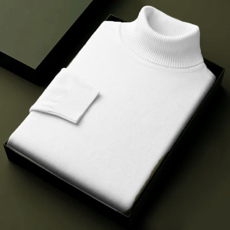 Pull à col roulé tricoté de ha - Turtleneck Sweater Men avis et prix