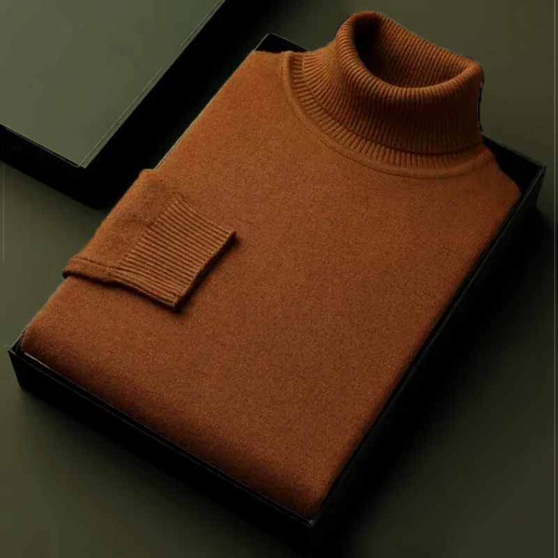 Pull à col roulé tricoté de ha - Turtleneck Sweater Men avis et prix