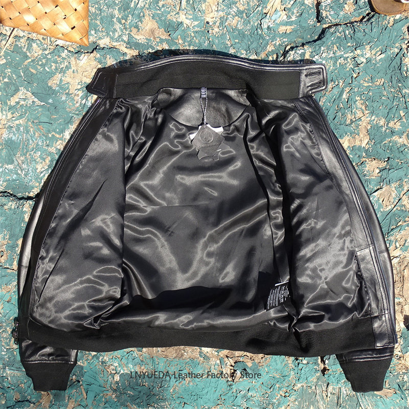 Veste en cuir véritable pour h - Harrington Jacket avis et prix
