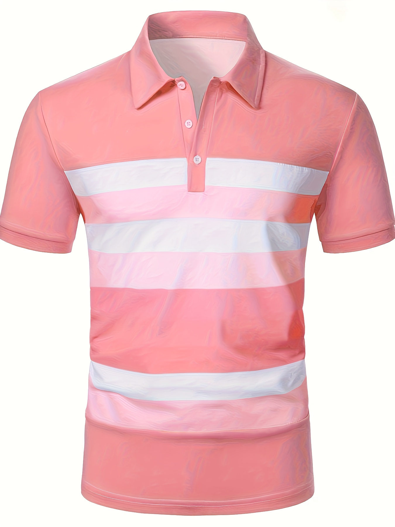 Chemise à manches courtes pour - Men'S Fashion Pink Shirt avis et prix
