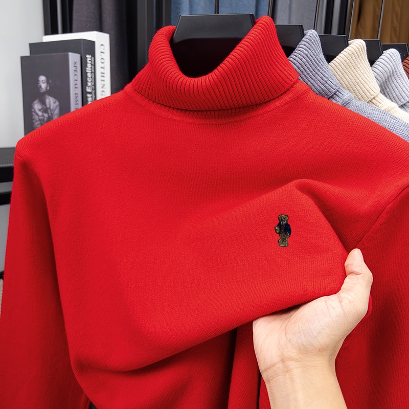 Marque de luxe hommes printemp - Turtleneck Sweater Men avis et prix