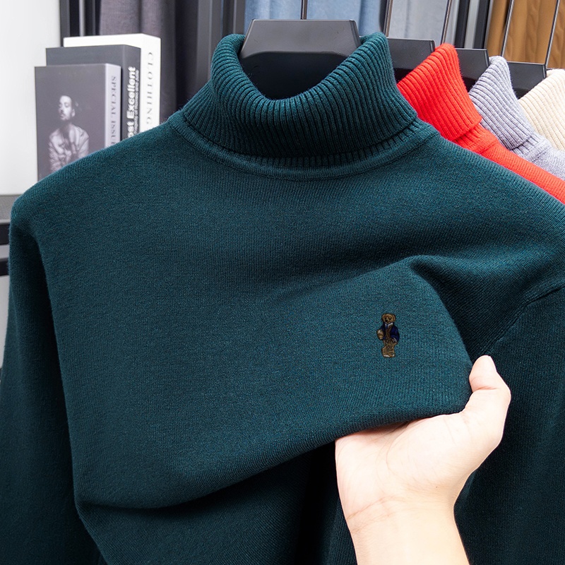 Marque de luxe hommes printemp - Turtleneck Sweater Men avis et prix