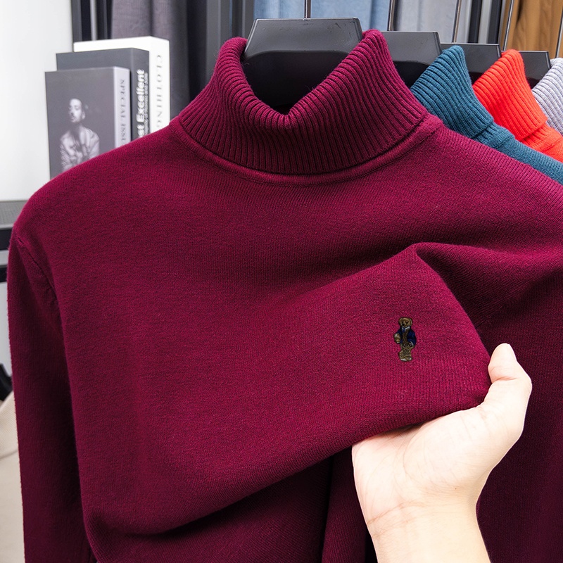 Marque de luxe hommes printemp - Turtleneck Sweater Men avis et prix