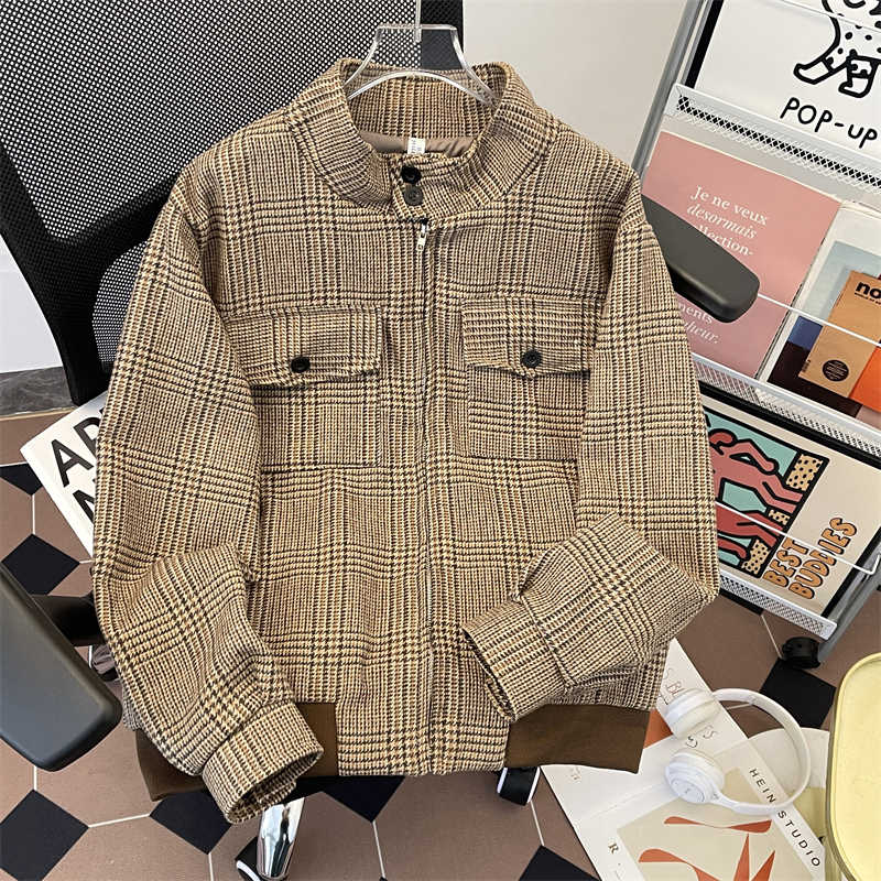 Veste d'automne à carreaux mar - Harrington Jacket avis et prix