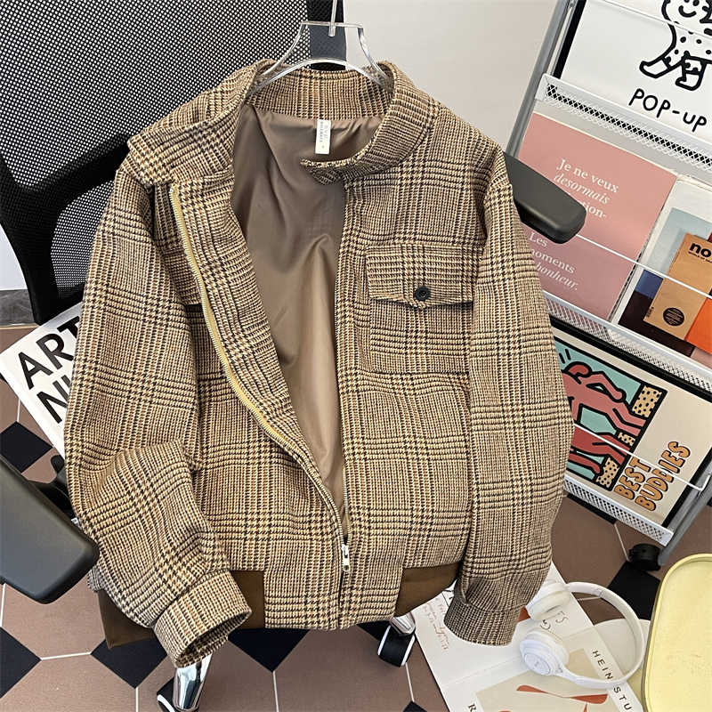 Veste d'automne à carreaux mar - Harrington Jacket avis et prix