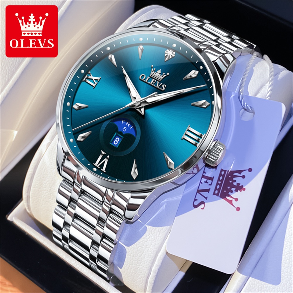 OLEVS Phase de lune montres po - Men'S Fashion Luxury Brands avis et prix