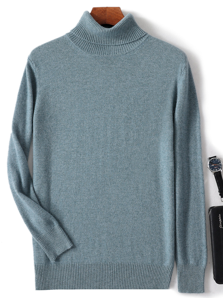 Pull à col roulé en laine pour - Turtleneck Sweater Men avis et prix