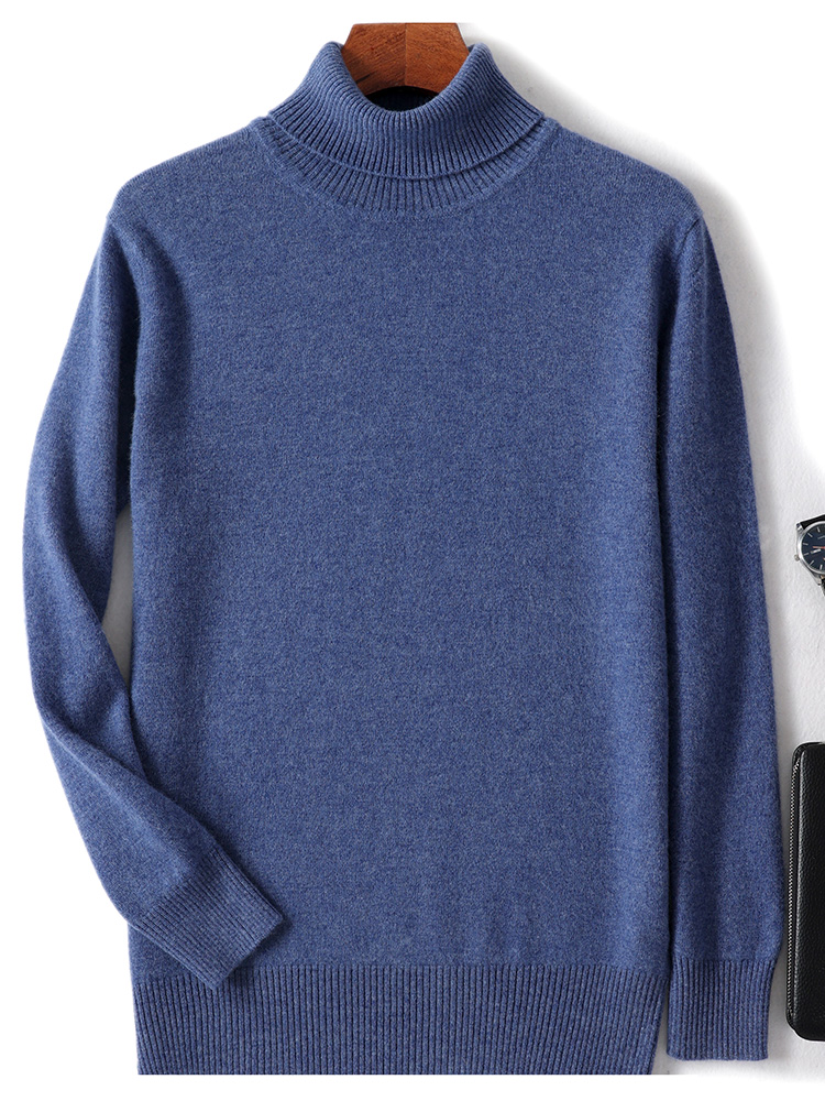 Pull à col roulé en laine pour - Turtleneck Sweater Men avis et prix