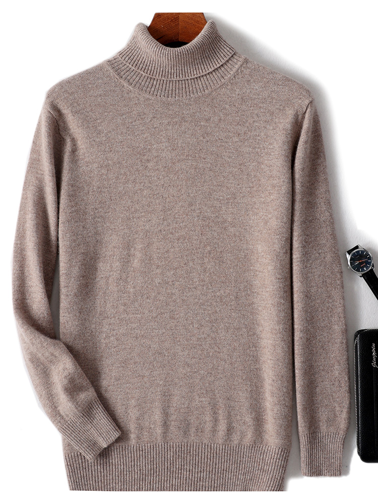 Pull à col roulé en laine pour - Turtleneck Sweater Men avis et prix