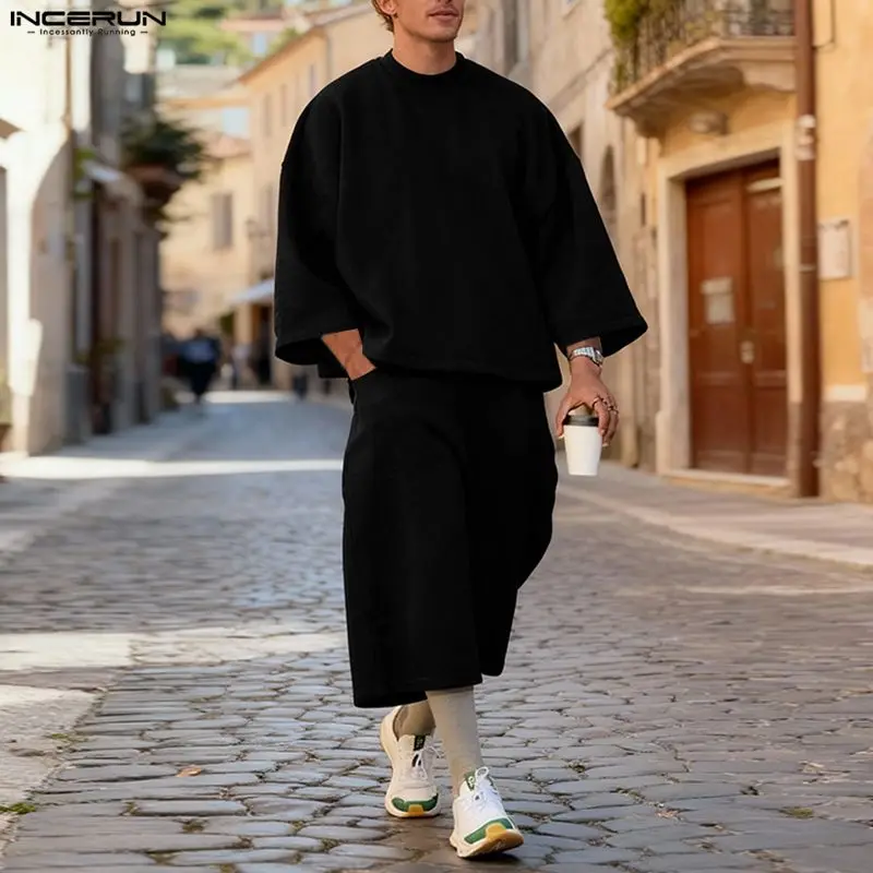 Ensemble homme INCERUN, couleu - Men'S Fashion Trousers avis et prix