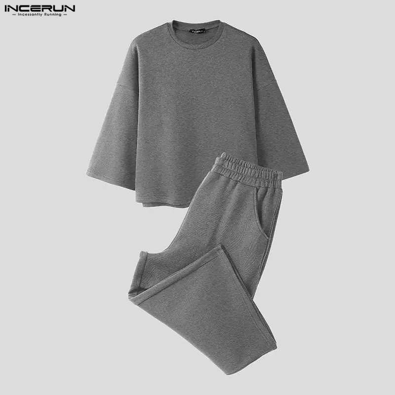 Ensemble homme INCERUN, couleu - Men'S Fashion Trousers avis et prix