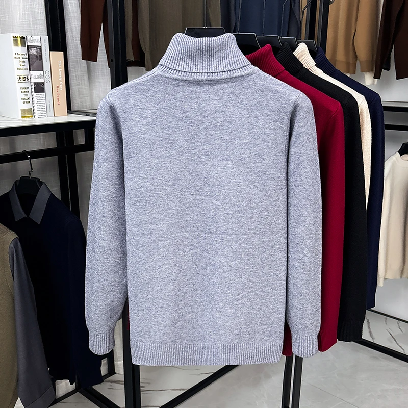 Pull en tricot à col roulé pou - Turtleneck Sweater Men avis et prix
