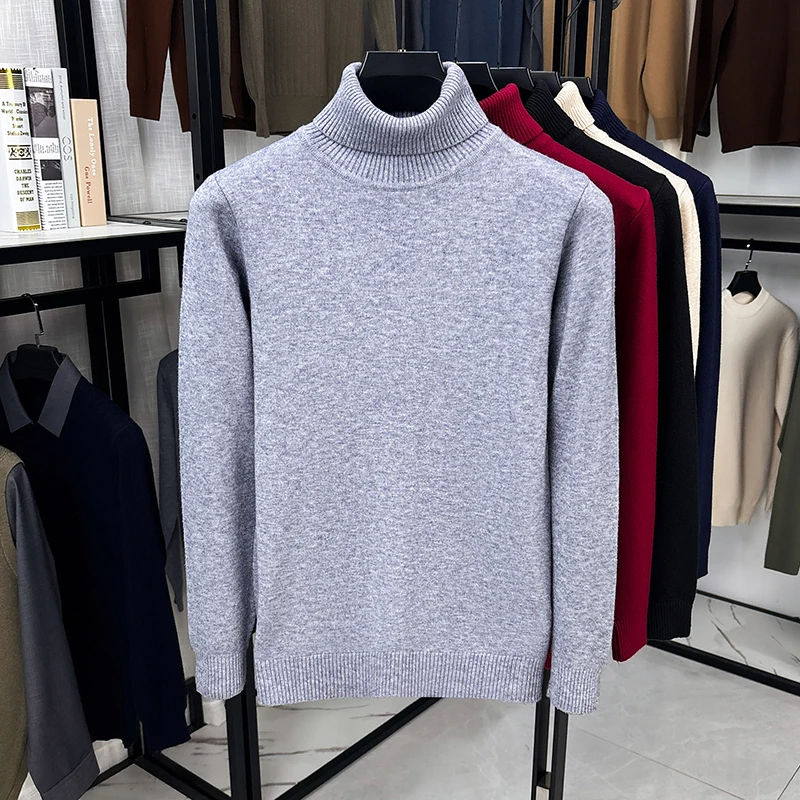 Pull en tricot à col roulé pou - Turtleneck Sweater Men avis et prix