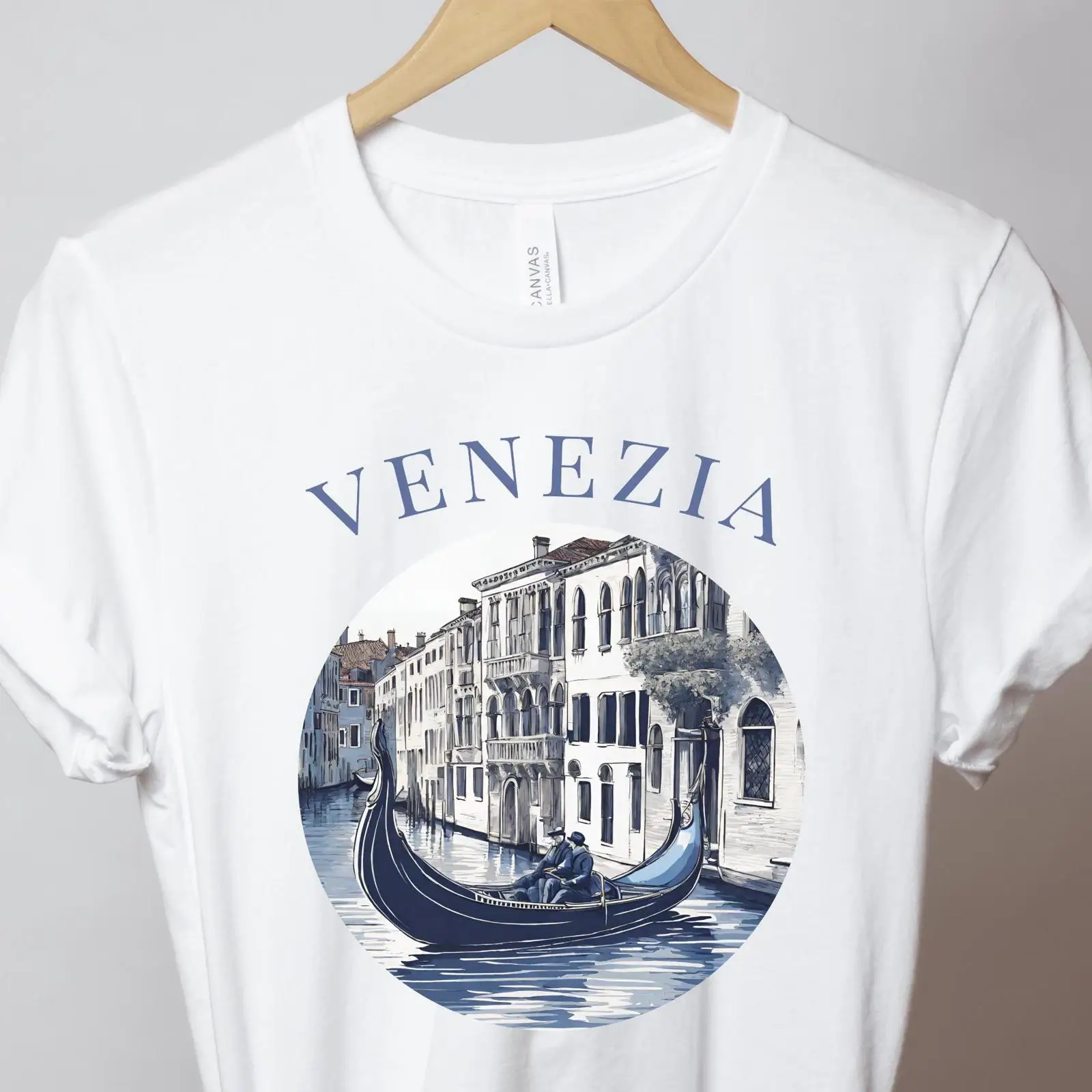 T-shirt Venise Bleu Gondole Vé - Men'S Fashion Venice Italy avis et prix