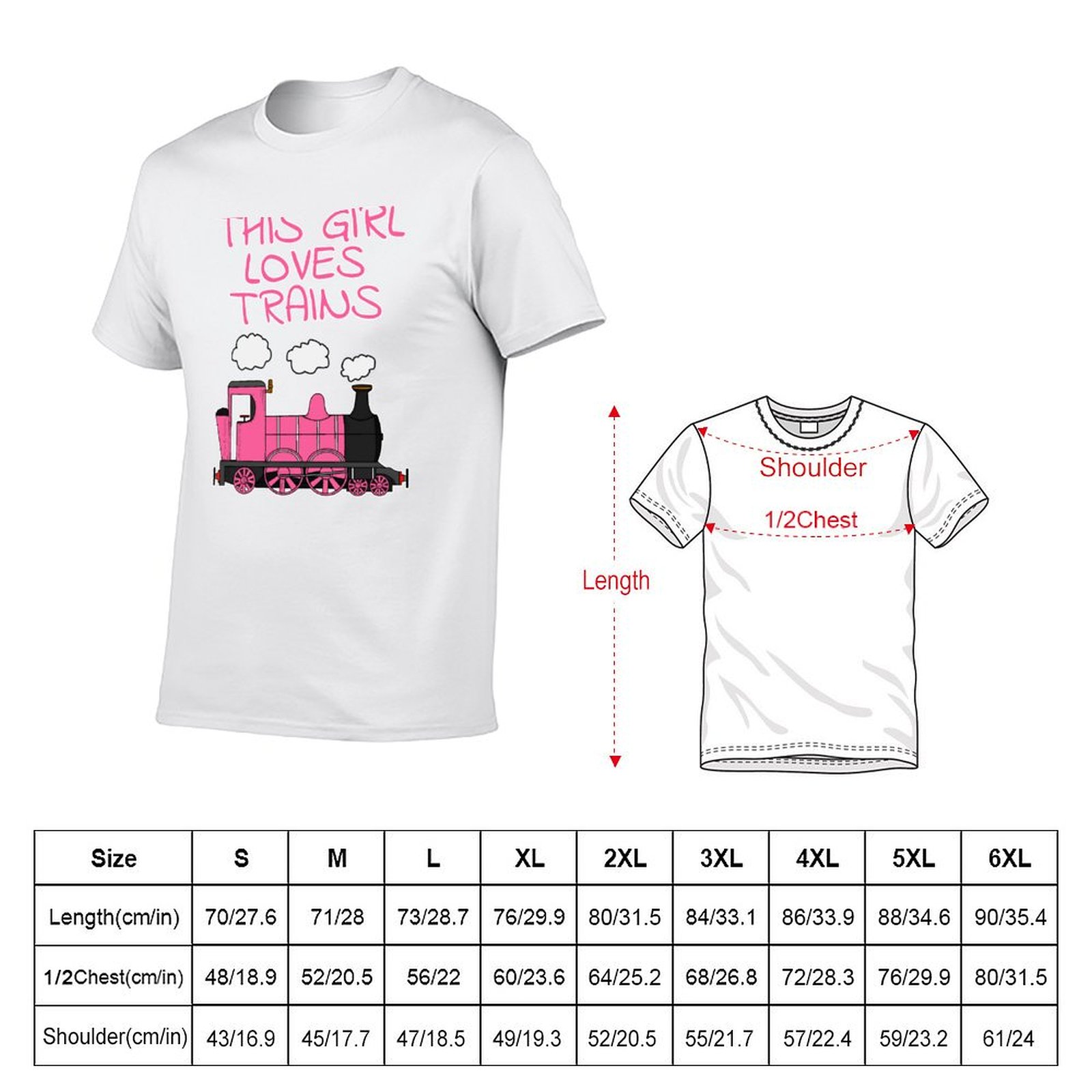 Cette fille aime les trains, t - Men'S Fashion Pink Shirt avis et prix
