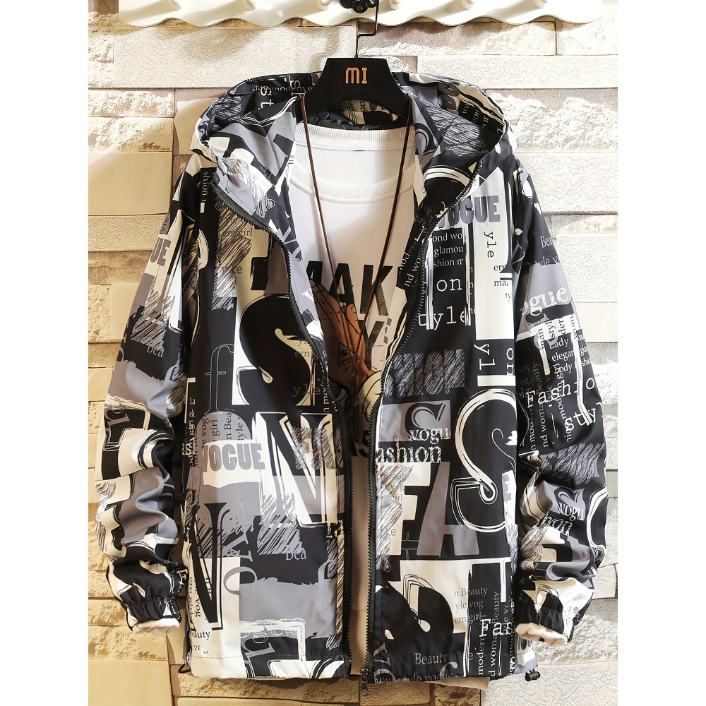 Veste coupe-vent à capuche pou - Fashion Men Vogue avis et prix