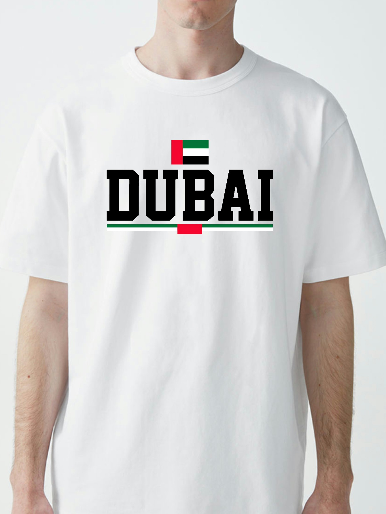 T-shirt unisexe à motif géomét - Dubai Men'S Fashion avis et prix