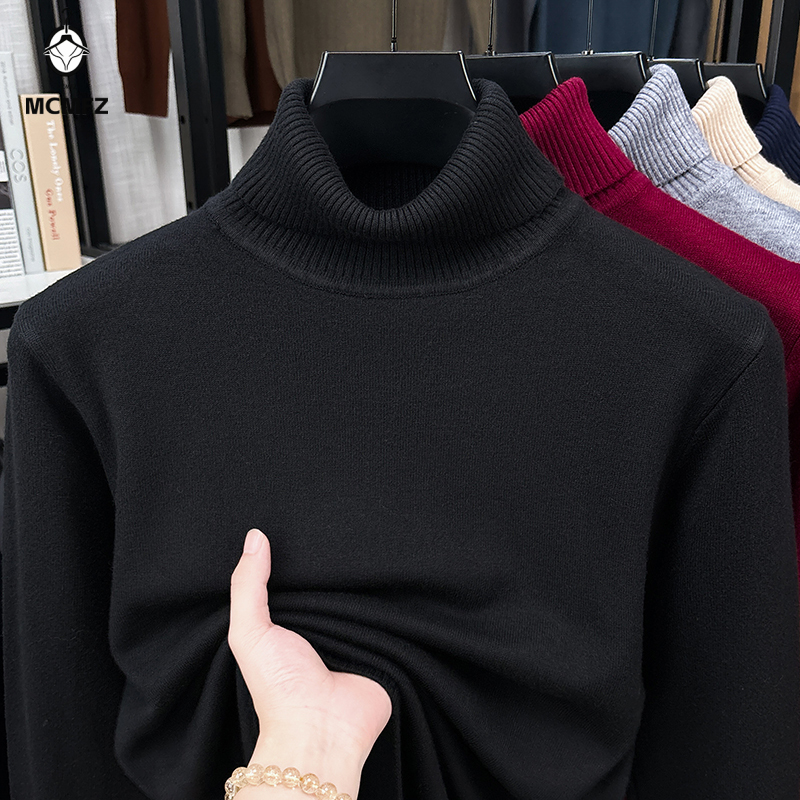 Pull à col roulé décontracté p - Turtleneck Sweater Men avis et prix