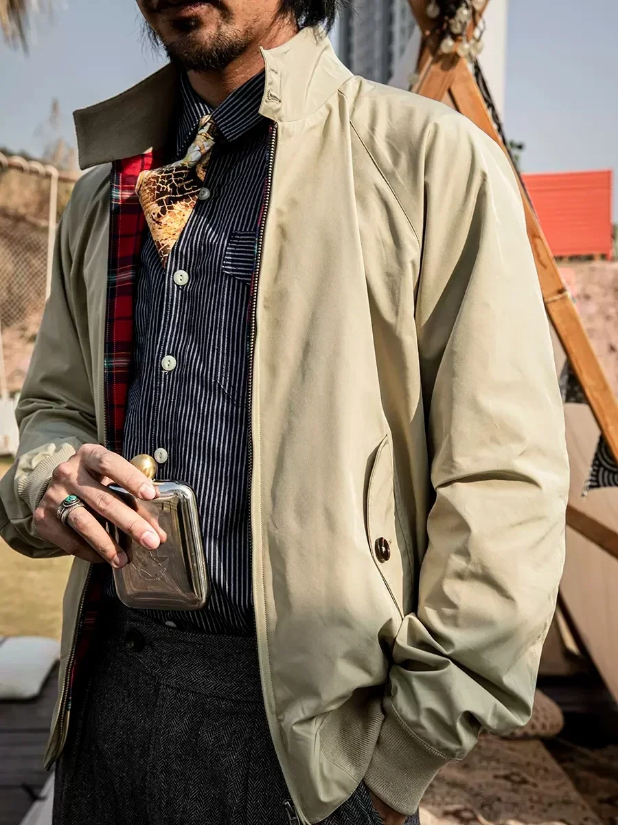 Veste de Style britannique cla - Harrington Jacket avis et prix