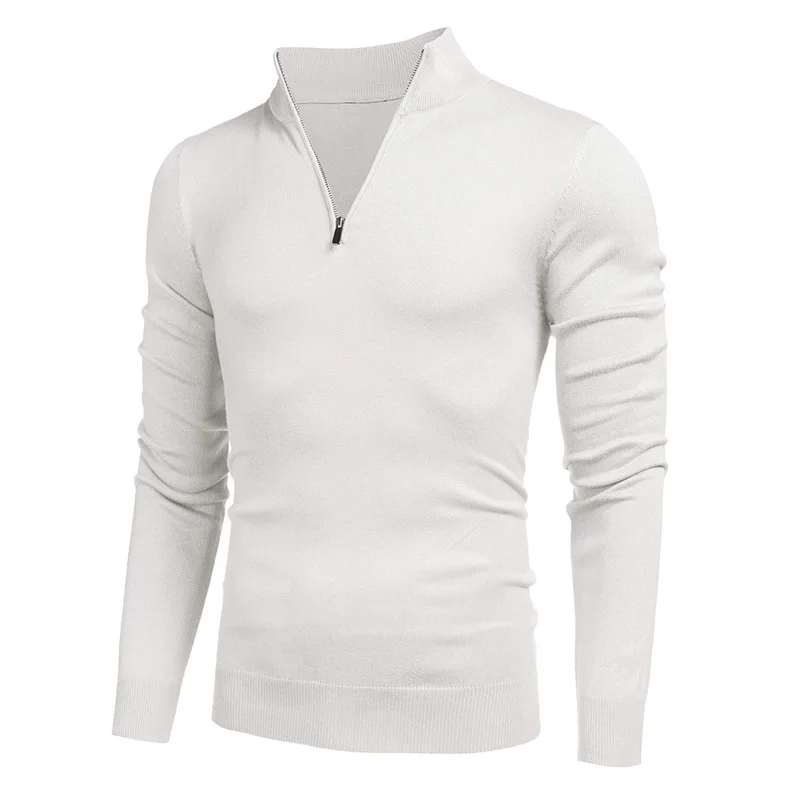 Pull à col roulé à manches lon - Turtleneck Sweater Men avis et prix