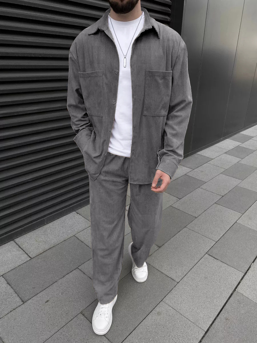 Ensemble deux pièces en velour - Men'S Fashion Trousers avis et prix