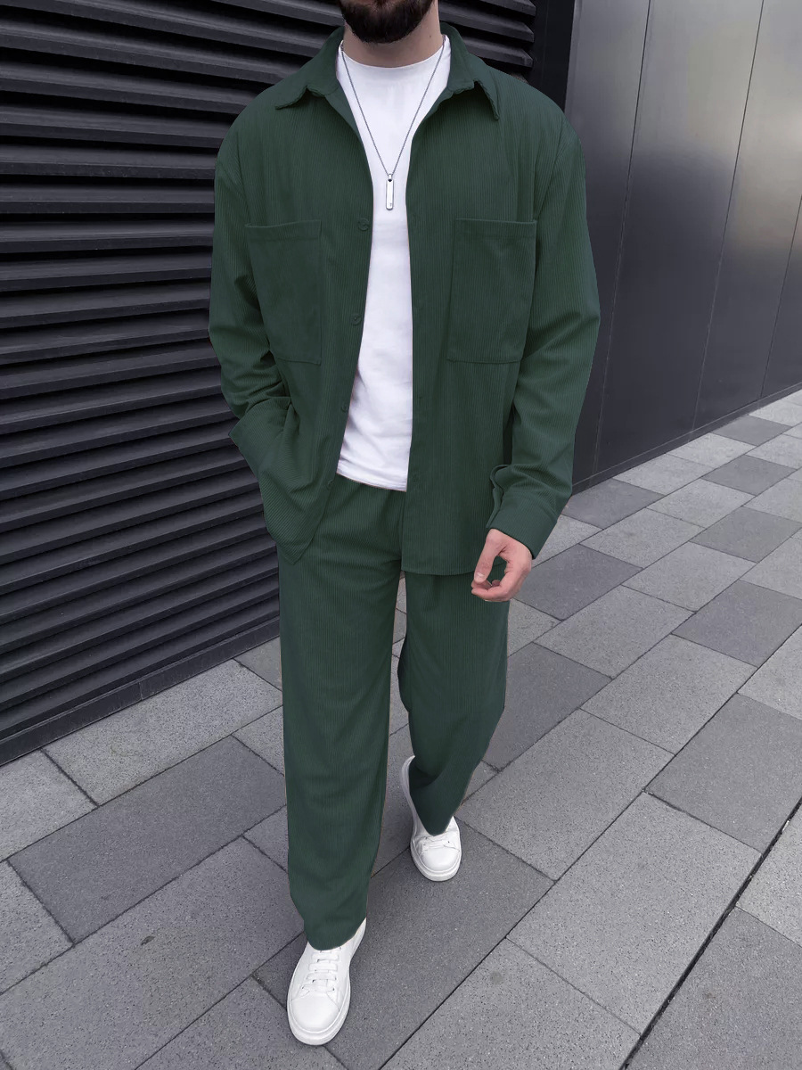 Ensemble deux pièces en velour - Men'S Fashion Trousers avis et prix