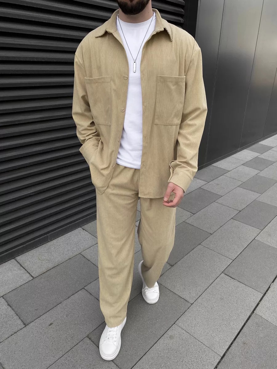 Ensemble deux pièces en velour - Men'S Fashion Trousers avis et prix