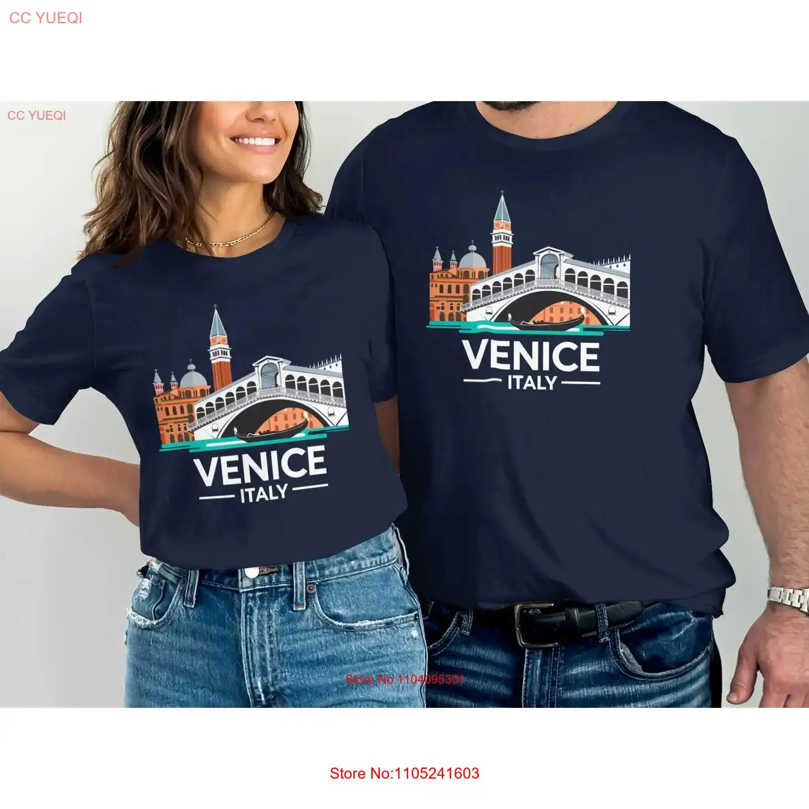 T-shirt VENICE ITALIE pour Ell - Men'S Fashion Venice Italy avis et prix