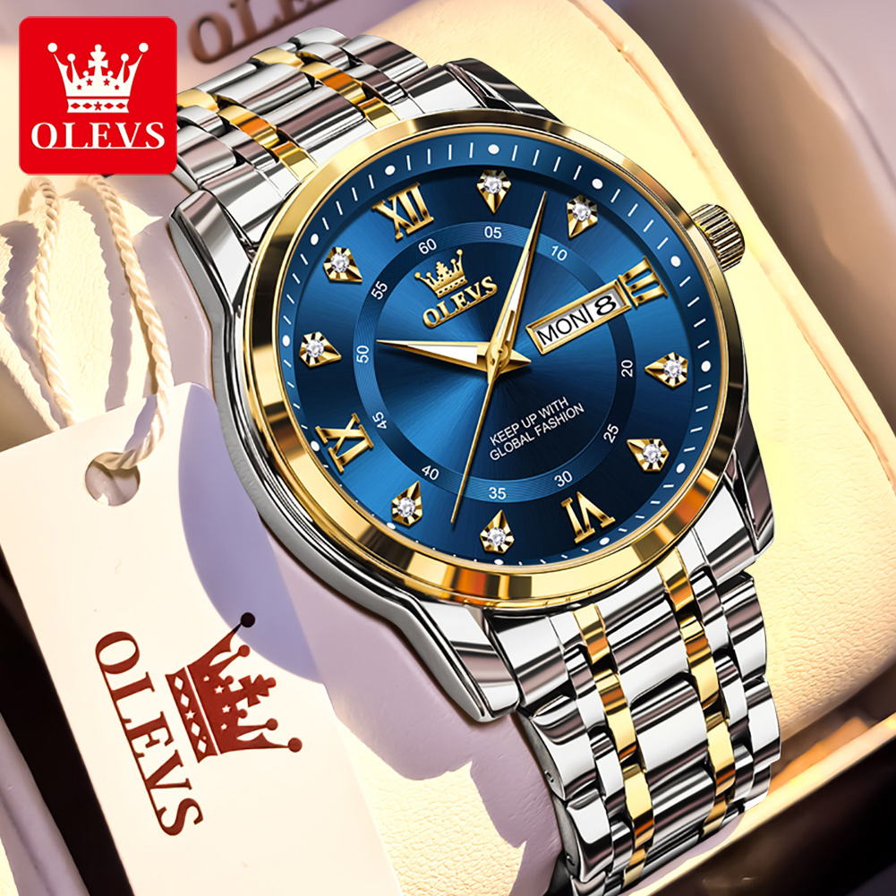 OLEVS marque mode hommes montr - Men'S Fashion Luxury Brands avis et prix