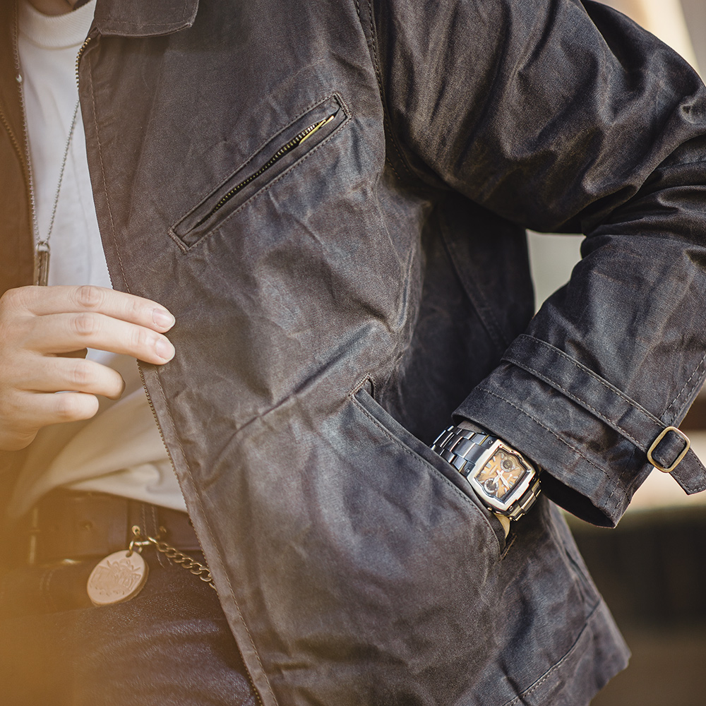 Maden Veste en toile cirée à l - Harrington Jacket avis et prix