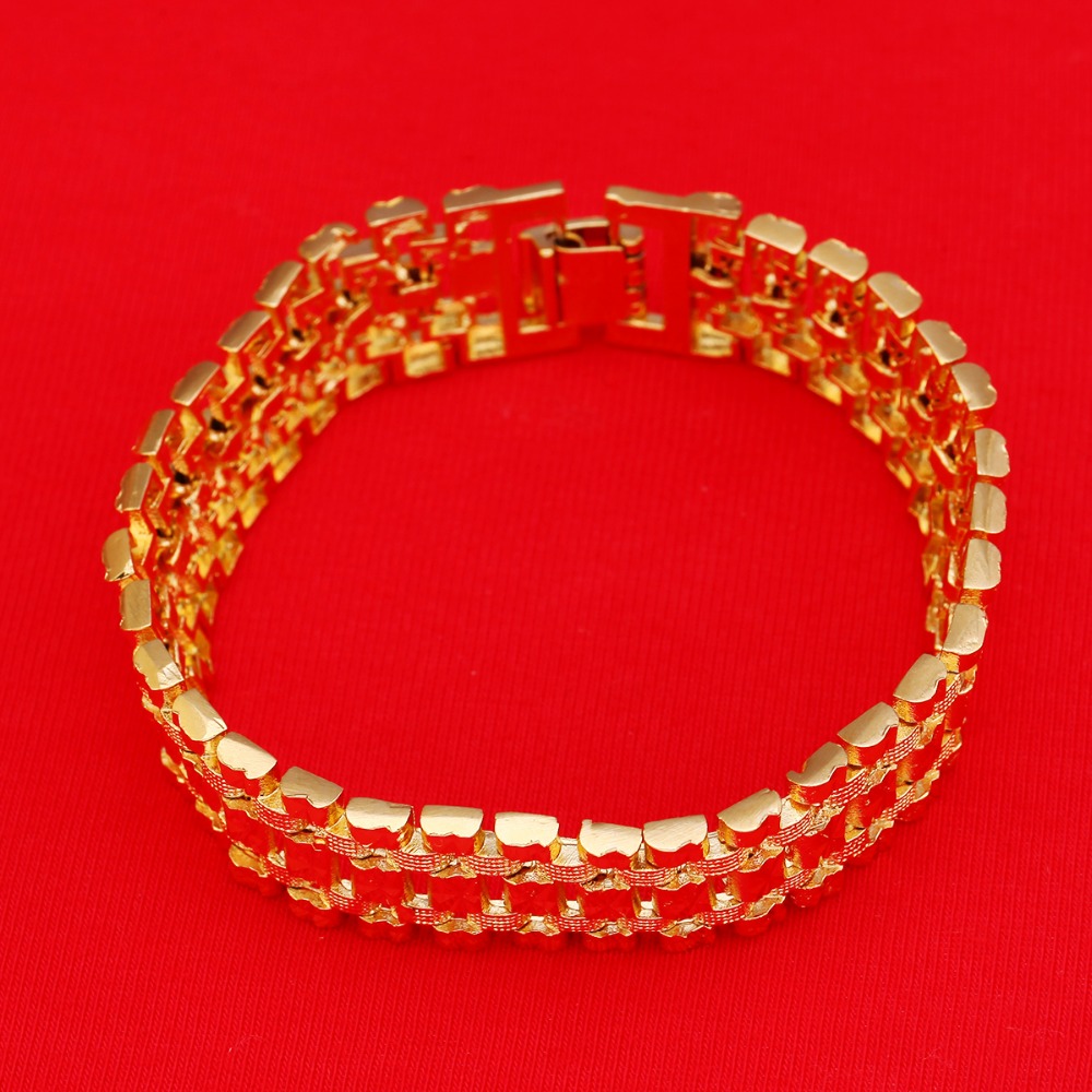 Bracelet en or Dubai couleur o - Dubai Men'S Fashion avis et prix