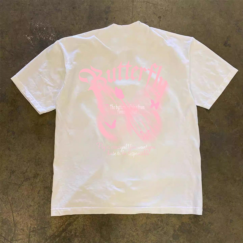 T-shirt en coton 2026, rose rê - Men'S Fashion Pink Shirt avis et prix