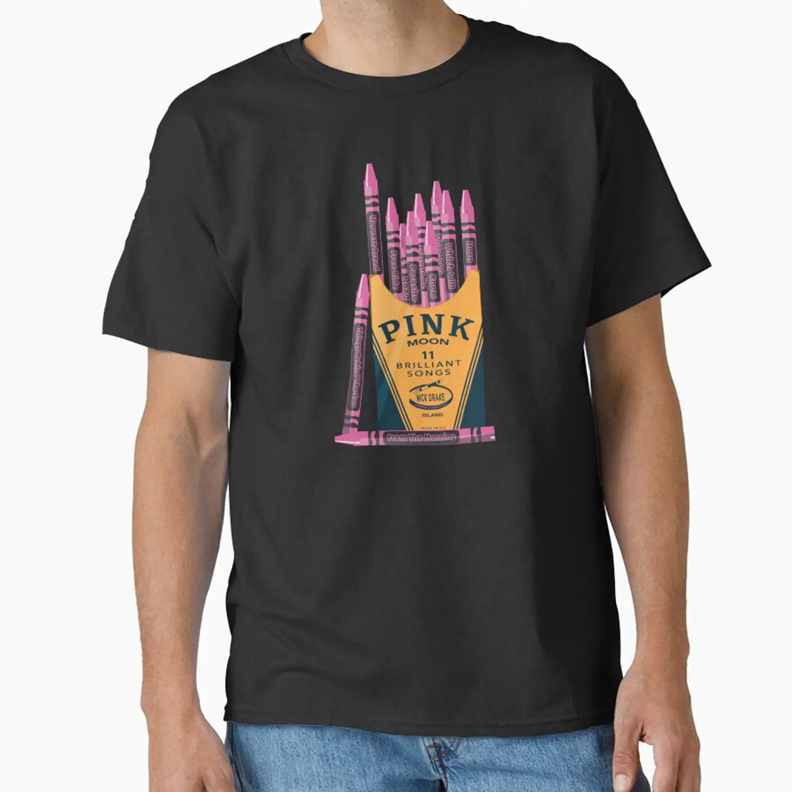 T-shirt classique vintage Nick - Men'S Fashion Pink Shirt avis et prix
