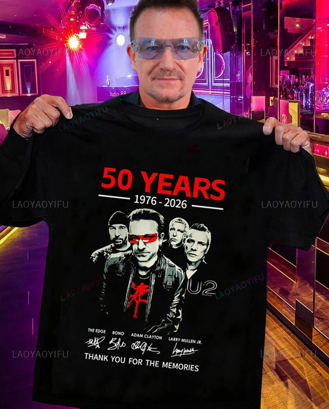 U2 Band 50 Anniversaire Graphi - Men'S Fashion Over 50 avis et prix