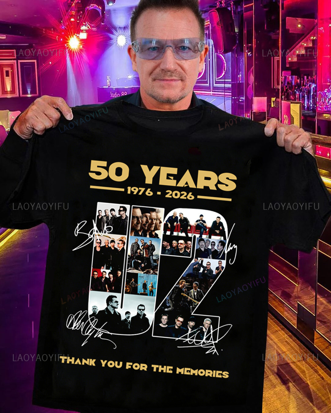 U2 Band 50 Anniversaire Graphi - Men'S Fashion Over 50 avis et prix