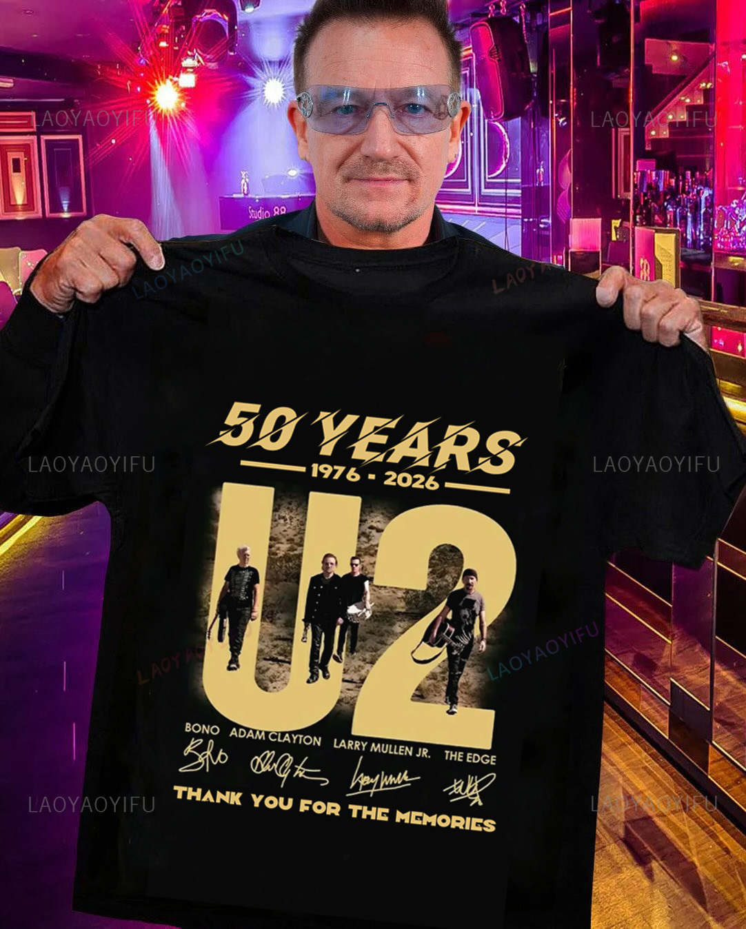 U2 Band 50 Anniversaire Graphi - Men'S Fashion Over 50 avis et prix